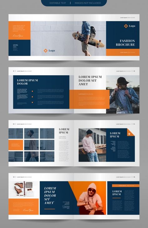 Graphic Design Layouts Brochure, Landscape Book Design, Corporate Layout Design, Landscape Magazine Design, Informative Brochure Design, Course Brochure Design, Fashion Brochure Design, Creative Brochure Design Ideas, Brochure Text Layout