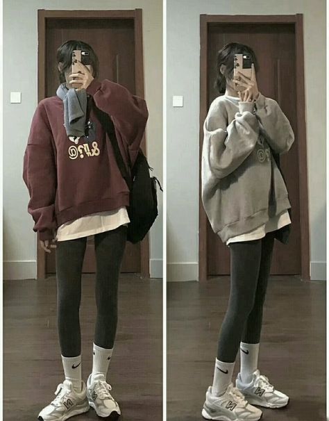 Streetwear Fashion Women Leggings, Korean Fashion Leggings, Athleisure Outfits Aesthetic, Korean Athleisure, Korean Gym Outfit, Korean Sporty Outfits, Sporty Outfits Aesthetic, Leggings Outfit Winter, Beauty Boost