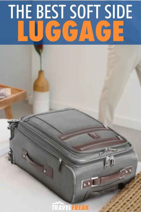 Looking for the best soft side luggage? These 10 options are durable, stylish, and packed with features to simplify your travel experience. | soft shell luggage | best soft carry on luggage | best soft sided checked luggage | best soft sided luggage | best soft luggage | best luggage for family travel | best luggage for travel to europe | best luggage brands | best luggage for international travel | best luggage for travel for women | best luggage for travel for men Soft Side Luggage, Best Carryon Luggage, Best Luggage For Travel, Best Luggage Brands, Soft Luggage, Carryon Suitcase, Best Travel Clothes, Best Campervan, Hard Case Luggage