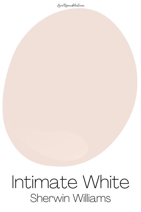 Sw Angelic Paint Color, Sw Intimate White, Pink Interior Paint, Pink Paint Colors Sherwin Williams, Neutral Pink Paint Colors, Subway Tile In Kitchen, Peach Paint Colors, Tile In Kitchen, Light Pink Paint