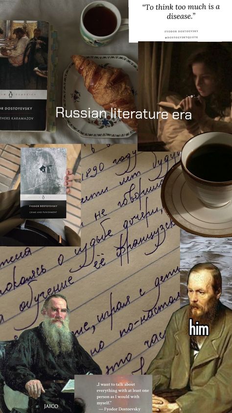 Russian literature #russian #literature #dostoevsky #tolstoy #darkacademia Russian Literature Aesthetic, Tolstoy Books, Russian Authors, Dark Academia Winter, Literature Gifts, Books Lover, Chaotic Academia, Russian Literature, Fyodor Dostoyevsky