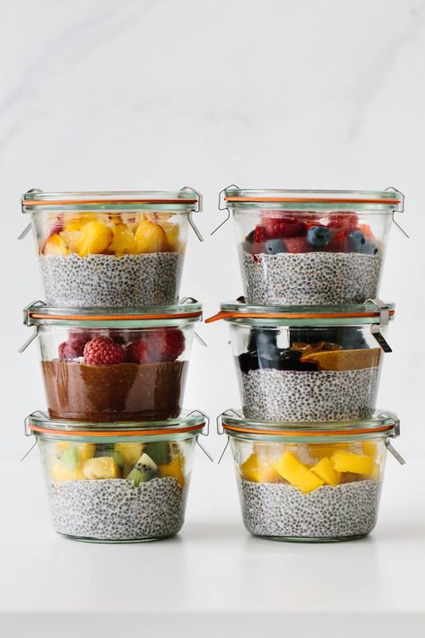 Chocolate Chia Pudding Recipes, Chia Pudding Recipes Healthy, Makanan Rendah Kalori, Chia Recipe, Chia Seed Recipes, Resep Diet, Chia Pudding Recipes, Healthy Food Facts, God Mat