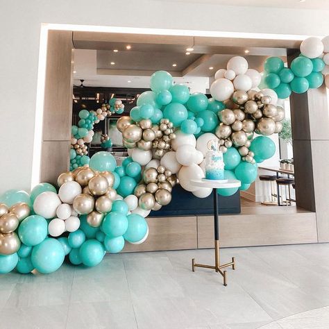 Rooftop Proposal, Teal Balloons, Turquoise Party, Blush Balloons, Fall Party Decorations, Birthday 1st, Orange Balloons, Blue Balloon, Silver Balloon