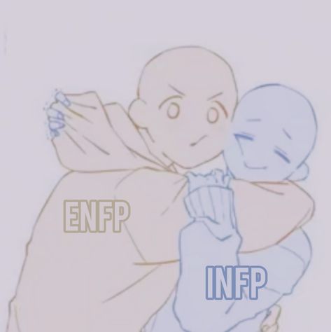 Infp Enfp Couple, Infp Mbti Ships, Enfp Infp Relationship, Mbti Relationships Enfp, Enfp X Infp Relationship, Infp X Enfp Fanart Ship, Infp Enfp Relationships, Enfp Funny, Infp Ships