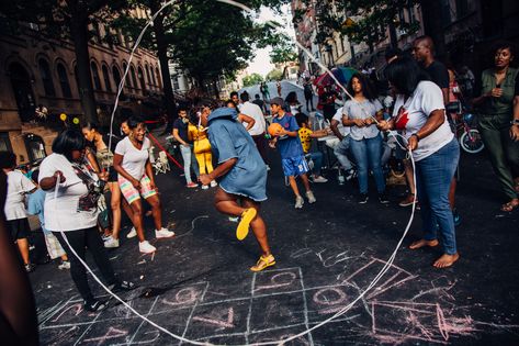 65 Block Parties, 5 Boroughs, 20 Photographers: See What They Found - The New York Times Summer Block Party, East Harlem, Picture Prompts, Inspire Students, After Life, Block Party, News Studio, Usa News, Party City