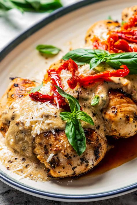 Chicken Bryan Carrabas Recipes, Chicken And Goat Cheese Recipe, Chicken Bryan Recipe, Creamy Lemon Butter Sauce, Chicken Bryan, Tomatoes And Goat Cheese, Goat Cheese Stuffed Chicken, Chicken Saltimbocca, Goat Cheese Recipes