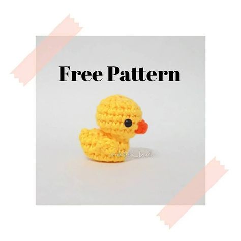 🦆Free crochet pattern by @crocheteria_land #crochet #amigurumishowcase #duck #amigurumifreepattern #lovecrochet #learnnewthingeveryday… | Instagram Love Y'all, Crochet Bandana, Kawaii Crochet, Sewing Stitches, Cow Pattern, 1k Followers, Crochet Chart, Crochet Cat, Amigurumi Free