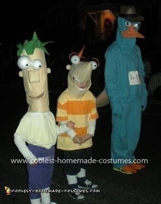 Perry The Platypus Halloween Costume, Perry And Doofenshmirtz Costume, Phineas Y Ferb Disfraz, Perry The Platypus Costume, Phineas And Ferb Costume, Phineas E Ferb, Halloween Foods, Halloween 23, Phineas Y Ferb