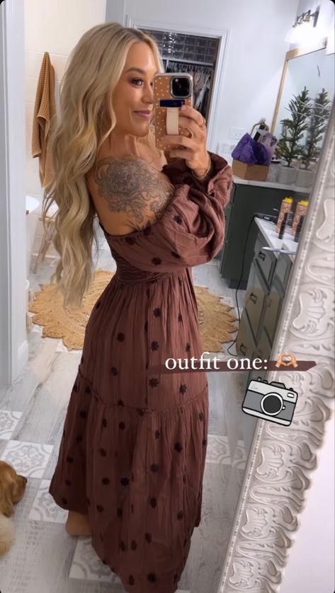 Boho Date Outfit, Holley Gabrielle, Mom Fits, Boho Fits, Spring Outfits Dresses, Date Outfit, Ootd Ideas, Trendy Fall Outfits, Bohemian Look