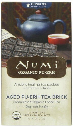 Numi Aged Pu'erh Tea Brick, 12-Portion Brick , 2.2  Oz - http://teacoffeestore.com/numi-aged-puerh-tea-brick-12-portion-brick-2-2-oz/ Wild Tea, Numi Tea, Ancient Healing, Fermented Tea, Healing Tea, Pu Erh, Yunnan China, Pu Erh Tea, Like Fine Wine