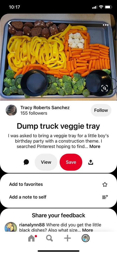 Construction Birthday Party Veggie Tray, Construction Veggie Tray, Dump Truck Veggie Tray, Birthday Party Veggie Tray, Party Veggie Tray, Vegetable And Fruit Tray, Vegetable Tray, Fruits For Kids, Construction Birthday Parties