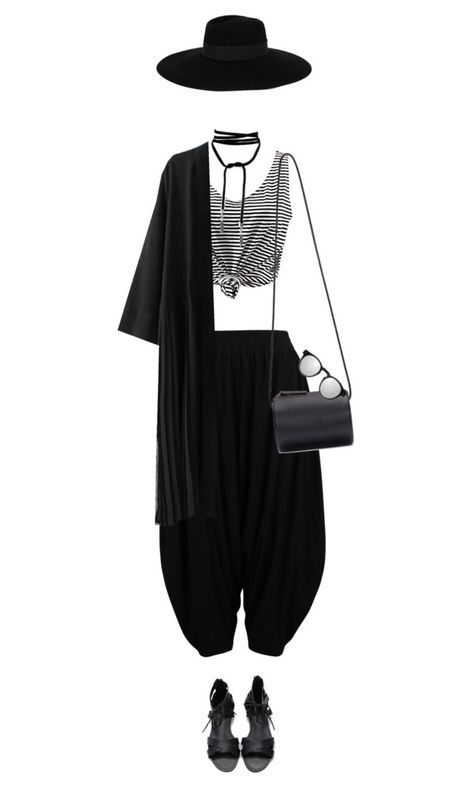 "Harem Pants" by ladomna ❤ liked on Polyvore featuring Maison Michel, Building Block, Illesteva, laceupsandals and PVStyleInsiderContest Harem Pants Outfit, Fedora Hat Outfits, Harlem Pants, Winter Pants Outfit, Black Harem Pants, Night On The Town, Outfits 2017, Eclectic Fashion, Outfits With Hats