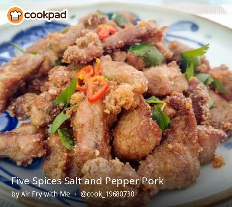 Salt And Pepper Pork Recipe, Salt And Pepper Pork Chops, Salt And Pepper Ribs, Salt And Pepper Pork, Pepper Pork Chops, Pepper Pork, Salt And Pepper Shrimp, Chinese Spices, Lean Pork