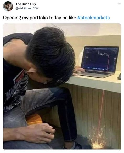 As the stock market is going into a correction, Twitter reacts with funny tweets and memes. Here's the best ones we could find. Marketing Meme, Winning Lotto, Lotto Numbers, Iron Man Comic, Mens Journal, Memes Of The Day, Future Career, R Memes, Cheer You Up