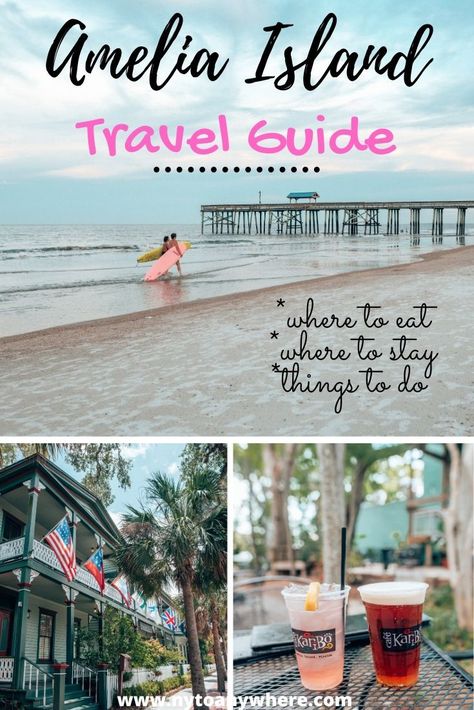 Travel Guide: Things to do in Amelia Island and Fernandina Beach, Florida // Where to Eat // Where to Stay // Things to Do #florida #usa #visitflorida Amelia Island Florida Things To Do, Fernandina Beach Florida, Amelia Island Florida, Vacation Checklist, Florida Travel Guide, Beach Things, Auburn Alabama, Southern Travel, Florida Destinations