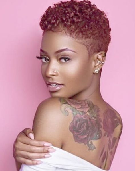 Best 50 TWA Hairstyles That Go With 2019 | New Natural Hairstyles Short Natural Haircuts, New Natural Hairstyles, Twa Hairstyles, Tapered Natural Hair, Natural Hair Cuts, Tapered Hair, Natural Hair Short Cuts, Pelo Afro, Sassy Hair