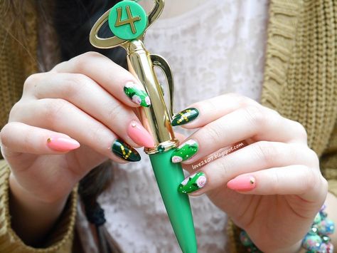 nailove2807: Jupiter Power, Make Up! Sailor Moon Jupiter, Sailor Moon Nails, Moon Nails, Perfect Bride, Casual Cosplay, Sailor Jupiter, Kawaii Nails, Pretty Guardian Sailor Moon, Sailor Scouts