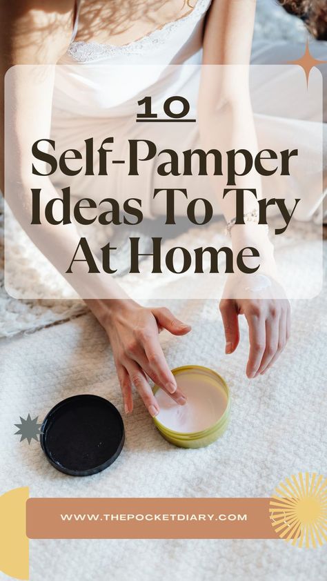 Treat yourself with self-pampering indulgence at home! Discover self-care kit ideas and self-pampering secrets for a blissful, stress-free you. 💆‍♂️✨ #SelfCareTips #PamperYourself Beauty At Home, How To Pamper Yourself, Free Self Care Ideas, At Home Self Care Ideas, Self Care At Home, Home Self Care, Time With Yourself, Pocket Diary, Burnout Recovery