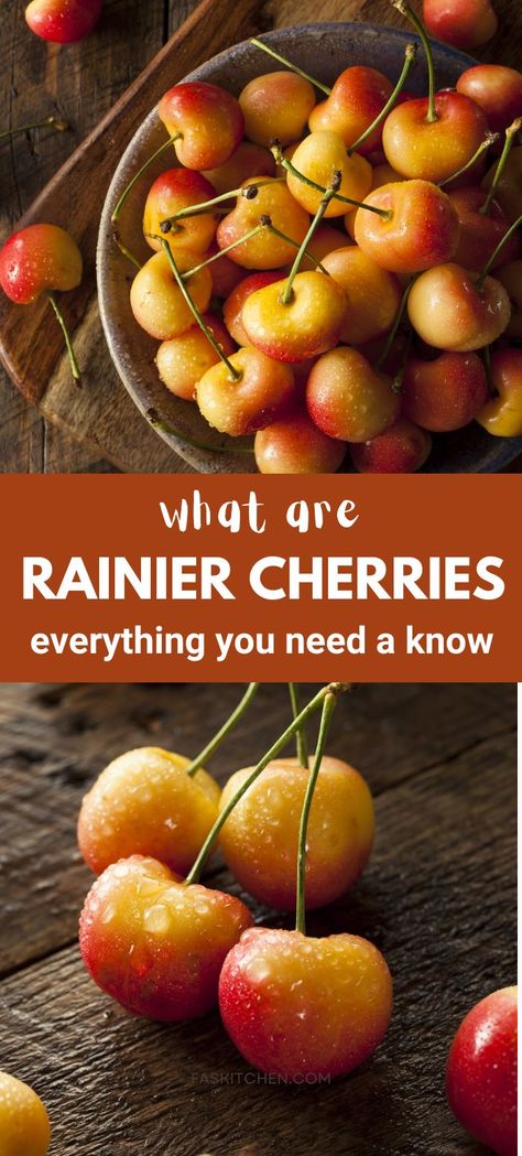 A Pinterest pin featuring bright, golden Rainier cherries with simple text about their sweet taste and health benefits. Perfect for anyone who loves enjoying fresh, delicious summer fruits. #RainierCherries #SummerFruit #Delicious Rainier Cherries, Golden Treasure, Cherry Season, Fruit Benefits, Cherry Recipes, Party Finger Foods, Reduce Food Waste, Sweet Cherries, Culinary Skills