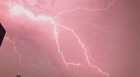 Pink Storm Aesthetic, Pink Lightning Aesthetic, Pink Thunder, Mha Dr, Pink Sky, Summer Pictures, Wren, Pale Pink, Pink