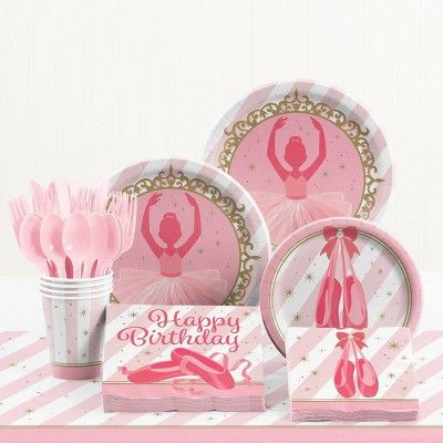 Read reviews and buy Ballet Birthday Party Supplies Collection at Target. Choose from contactless Same Day Delivery, Drive Up and more. Ballet Birthday Party, Birthday Things, Ballet Birthday, Ballet Party, Ballerina Birthday Parties, Paris Birthday, Birthday Napkins, Ballerina Party, Ballerina Birthday