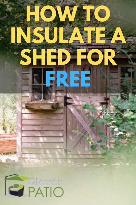 INSULATE A SHED FOR FREE Insulated She Shed, Insulating Shed Walls, Cheap Insulation Ideas Diy Shed, Simple Shed Ideas, Storage Shed To She Shed, Diy Insulation Cheap, Shed Workshop Layout, Diy Insulation Ideas, 10x12 Shed Interior