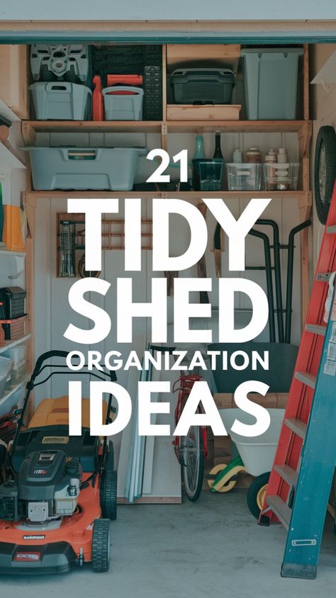 Unlock the secret to a clutter-free shed! Discover 21 creative shed organization ideas that will elevate your outdoor space. Click to explore and get inspired! Shed Organization Ideas, Shed Organization, Clutter Free, Organization Hacks, Organization Ideas, Outdoor Space, Get Inspired, The Secret, Shed