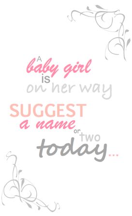 Baby shower name suggestion sign. 'A baby girl is on her way, suggest a name or two today!' Baby Name Suggestion Sign, Name Suggestions Baby Shower Ideas, Baby Shower Decorations Neutral, Unusual Baby Names, Sprinkle Party, Name Origins, Girls Names, Name Suggestions, Teddy Bear Baby Shower