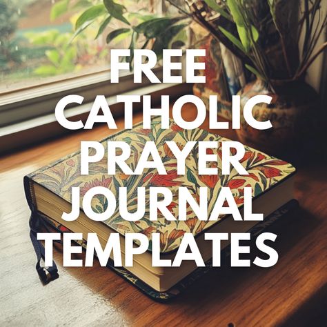 Find your peace with these free printable Catholic prayer journal templates! 🙏  Perfect for Bible study, journaling prompts, or personal reflection.  Includes various designs. #CatholicJournaling #PrayerJournal #Printable Catholic Bullet Journal, Prayer Bullet Journal, Bible Study Methods Ideas, Catholic Bible Journaling, Bible Journal Template, Bible Templates, Soap Method Bible Study, Catholic Journaling, Study Journal Ideas