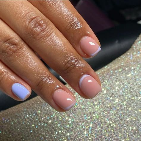 Gel Overlay Nails, Natural Nails Manicure, Overlay Nails, Natural Nail Designs, Beauty Boost, Power Of Makeup, Blush Nails, Work Nails, Short Square Acrylic Nails