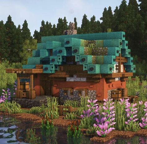 Minecraft Hobbit Hole, Minecraft House Ideas, Mc Builds, Amazing Maps, Minecraft House Designs, Hobbit Hole, Things To Build, Minecraft Buildings, Minecraft House