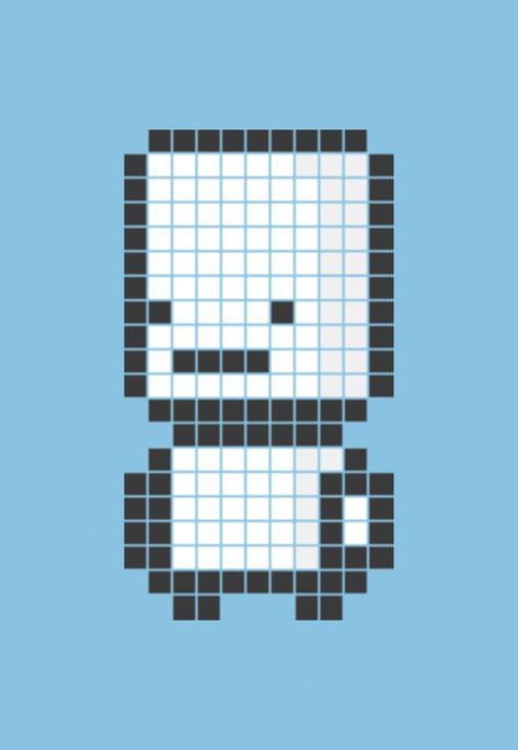 8 bit grid Kindergarten Game, Pixel Game, Gacha Clothes, Art Pins, Kindergarten Games, Games Ideas, Pixel Art Characters, Pixel Games, Character Base