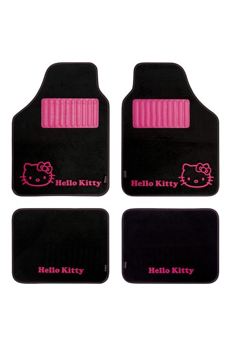 Hello Kitty Charm, Hello Kitty Design, Hello Kitty Car, Gas Monkey, Car Carpet, Handbag Essentials, Pink Car, Carpet Mat, Universal Design