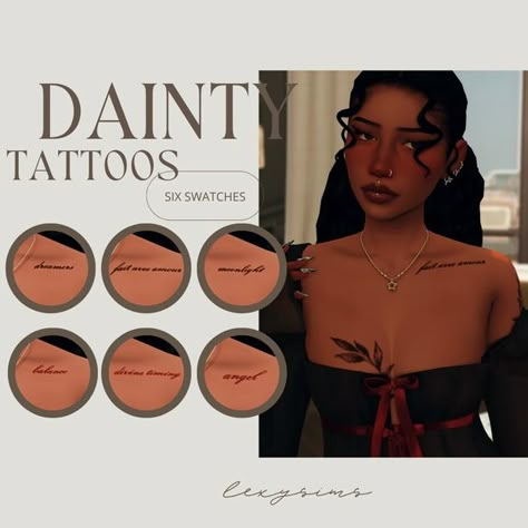 Sims 4 Teeth Cc, Sims 4 Tattoo Cc, Sims Tattoo, Sims 4 Free Mods, Collarbone Tattoos, Sims 4 Cheats, Sims 4 Tattoos, Sims 4 Piercings, Sims 4 Tsr