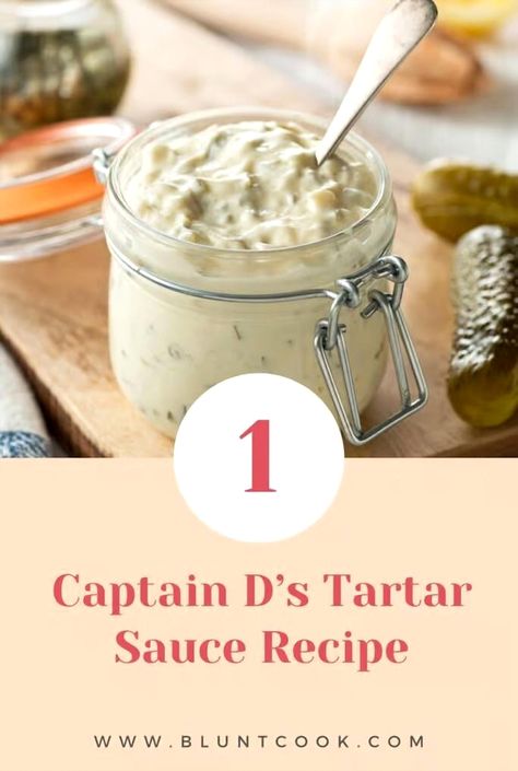 Whip up a batch of creamy, tangy tartar sauce that brings the taste of the sea right to your kitchen. Inspired by the beloved flavors of Captain D's, this homemade recipe combines zesty pickles, fresh lemon juice, and a hint of dill for a perfect accompaniment to your favorite seafood dishes. Simple to make and bursting with flavor, this tartar sauce is sure to elevate your fish fry nights to a whole new level. Dive into a taste sensation that's both nostalgic and deliciously fresh. Captain D’s Tartar Sauce Recipe, Southern Tarter Sauce, Southern Tartar Sauce Recipe, Captain D's Fish Batter Recipe, Captain Ds Tartar Sauce Recipe, Captain Ds Fish Recipe, Cajun Tartar Sauce Recipe, Homemade Tartar Sauce Easy, Copycat Sauces