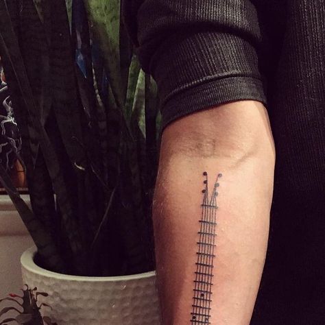 Guitar Strings Tattoo, My Way Tattoo, Way Tattoo, Texas Dallas, Music Tattoo, Guitar Strings, First Tattoo, Be Afraid, Last Night