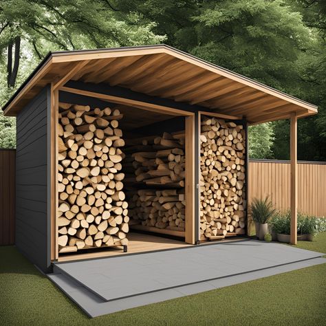 Firewood shed