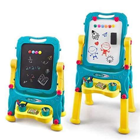 14 Best Toddler Easels For Budding Artists: Wood, Plastic, & Portable Toddler Easel, Kids Art Easel, Kids Easel, Chalkboard Stand, Magnetic Drawing Board, Kids Toys For Boys, Magnetic Chalkboard, Kids Art Supplies, Art Easel