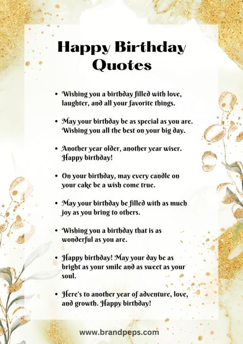 50 Unique & Thoughtful Birthday Wishes In 2023 - Brand Peps Happiness Birthday Wishes, Happy Birthday With Quotes, Wish Ideas Birthday, Happy Birthday Wishes Captions, Unique Way Of Wishing Birthday, Short Birthday Wish For Best Friend, Unique Birthday Wish For Best Friend, Friend Birthday Wishes Short, Birthday Unique Caption