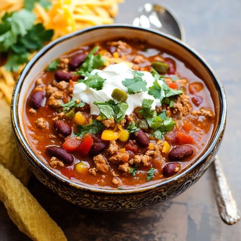 Award Winning Turkey Chili Recipe - elianarecipes.com The Best Turkey Chili, Best Turkey Chili Recipe Award Winning, Chilli Recipe Turkey, Turkey Chilli Recipes, Ground Turkey Chilli Recipes, Best Chili Recipe Award Winning, Turkey Chili Recipe, Ground Turkey Chilli, Chicken And Leek Recipes