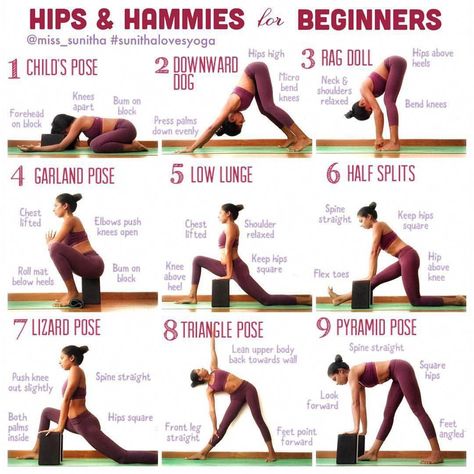 Dumbbell Workout Program, Hamstring Yoga, Slim Yoga, Yoga With Adriene, Poses For Beginners, Body Transformations, Hamstring Workout, Joseph Pilates, Yoga Beginners