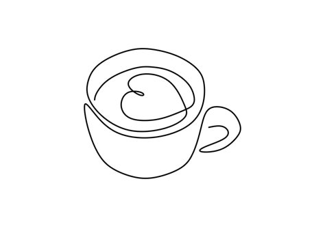 Drawing Of A Coffee Cup, One Line Coffee Drawing, Line Art Symbols, One Line Coffee Cup, Simple Coffee Tattoo, Coffee Cup Line Art, Cappuccino Tattoo, Coffee Drawing Ideas, Cappuccino Drawing