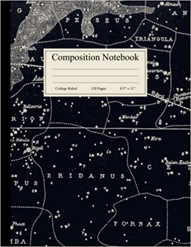 Composition Notebook: Vintage Constellation Star Map Space Lined Journal, College Ruled, 120 Pages, 8.5" x 11": Press, Productive Stationery: 9798440537484: Amazon.com: Books Decomposition Notebook Cover, Old Composition Notebook, Composition Notebook With Stickers, Star Notebook, Blue Composition Notebook, Composition Notebook Covers, School Book Covers, Diary Covers, Star Map