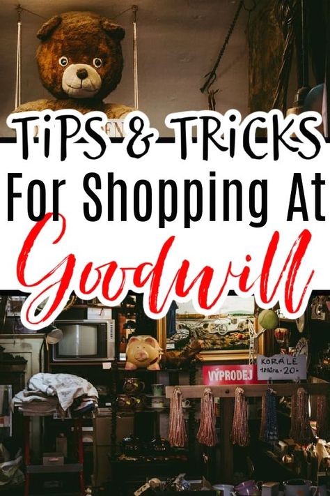 Goodwill Shopping Secrets, Reselling Thrift Store Finds, Goodwill Store, Thrift Store Upcycle, Goodwill Finds, Garage Sale Finds, Thrifty Thursday, Money Saving Meals, Financial Peace