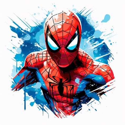 Spider Man Marvel, Spiderman Noir, Marvel Canvas, Spiderman Painting, Spiderman Images, Art Spiderman, Marvel Tattoos, Spiderman Spider, Spectacular Spider Man