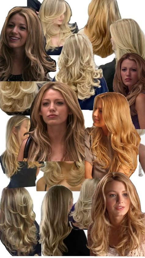 Gossip girl Serena Van Der Woodsen Style Summer, Blake Lively Hair Gossip Girl, Serena Vdw Hair, Serena Van Der Woodsen Hair Layers, How To Become Serena Van Der Woodsen, Serena Van Der Woodsen Hair Tutorial, Serena Van Der Woodsen Haircut, Serena Vanderwoodsen Hair, Serena Van Der Woodsen Hairstyles