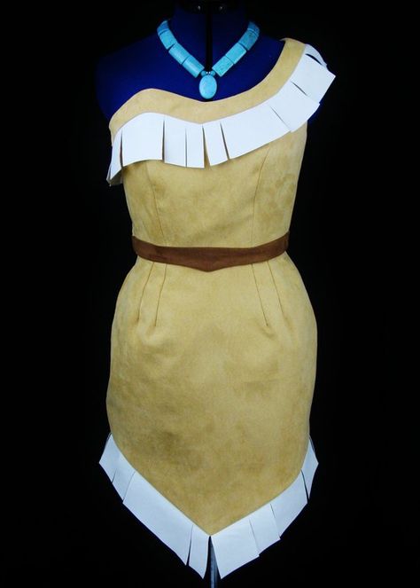 Traje de encargo de Pocahontas Disney Princess Diy Costume, Princess Diy Costume, Diy Pocahontas, Pocahontas Dress, Disney Princess Diy, Diy Fantasia, Fantasia Disney, Princess Diy, Custom Costumes