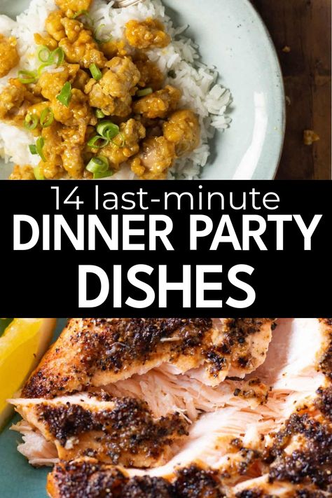 Looking for fabulous last minute dinner party ideas? Hosting a dinner party and need some inspiration? Check out these delicious dinner party menu ideas that will wow your guests. From appetizers to desserts, these dinner party ideas cover all the bases to ensure your event is a success. Impress your friends with an unforgettable dining experience with our curated list of creative and tasty recipes. Whether you're planning an intimate gathering or a lavish affair, these dinner party ideas will h Dinner Party Foods For A Crowd, Dinner Party Meat Dishes, Elegant Dinner Party Recipes, Sharing Dinner Ideas, Easy Dinner For 3 People, Dinner Party Buffet Ideas, Hosting Recipes Dinner Parties, Dinner Recipes For Group, Multi Course Dinner Ideas