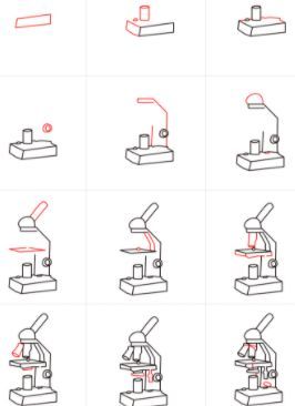 Draw A Microscope, Chibi Drawings, To Draw, Drawings