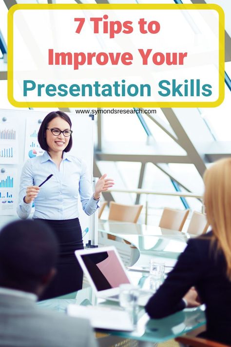 7 Tips to improve your presentation skills. Techniques to manage your body language, interaction with students and examples of how to present. #presentationskills #presentiontips #presentationtechniques Good Presentation Tips, How To Presentation, How To Make Presentation, How To Present A Presentation, Facilitator Tips, Corporate Confidence, Power Point Presentation Tips, Entrepreneur Skills, Presentation Skills Training